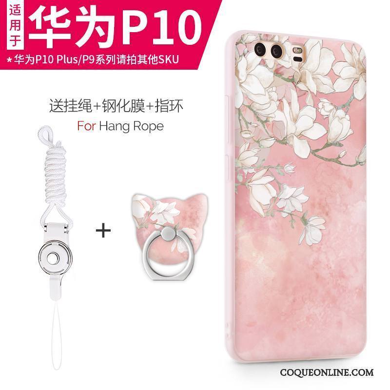 Huawei P10 Incassable Protection Silicone Fluide Doux Très Mince Multicolore Coque De Téléphone