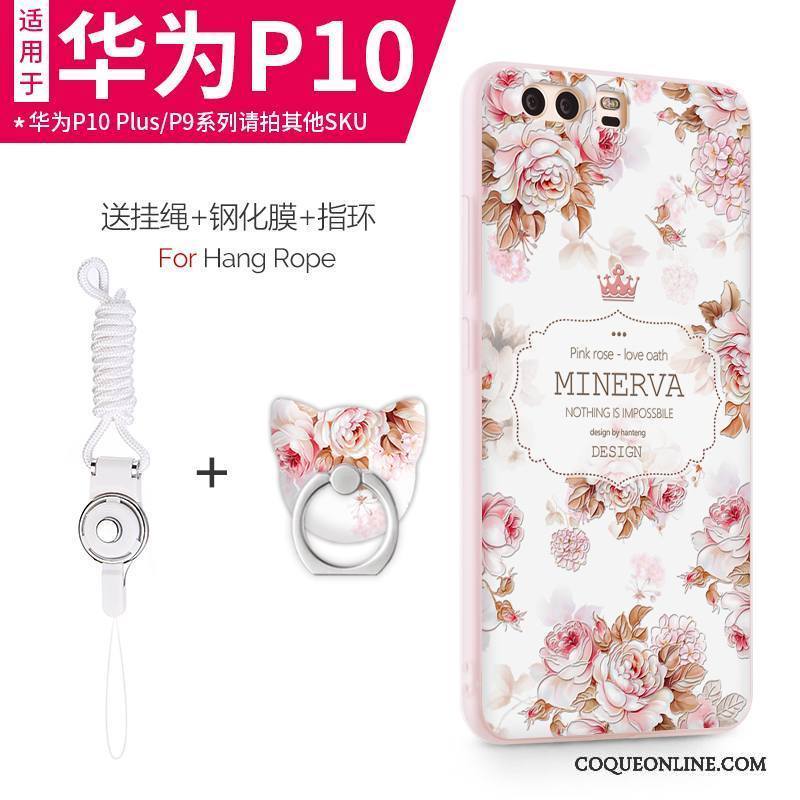 Huawei P10 Incassable Protection Silicone Fluide Doux Très Mince Multicolore Coque De Téléphone