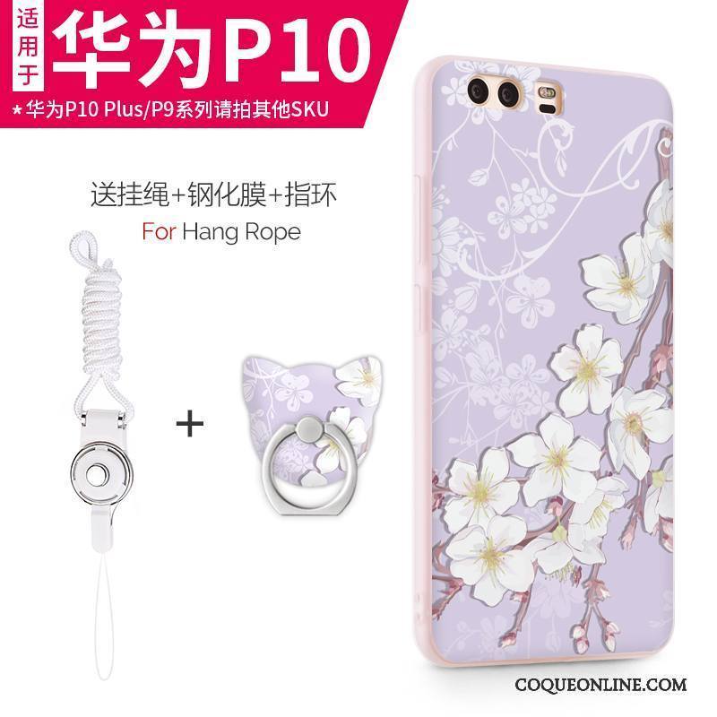 Huawei P10 Incassable Protection Silicone Fluide Doux Très Mince Multicolore Coque De Téléphone