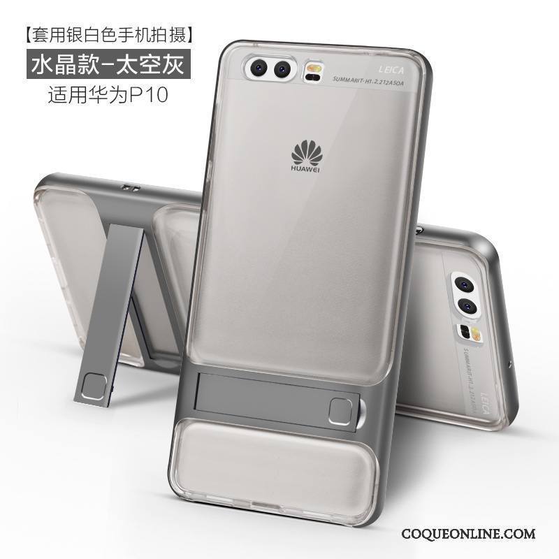 Huawei P10 Incassable Étui Tendance Fluide Doux Bleu Coque De Téléphone Protection