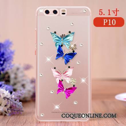 Huawei P10 Personnalité Téléphone Portable Rose Incassable Coque De Téléphone Étui Protection