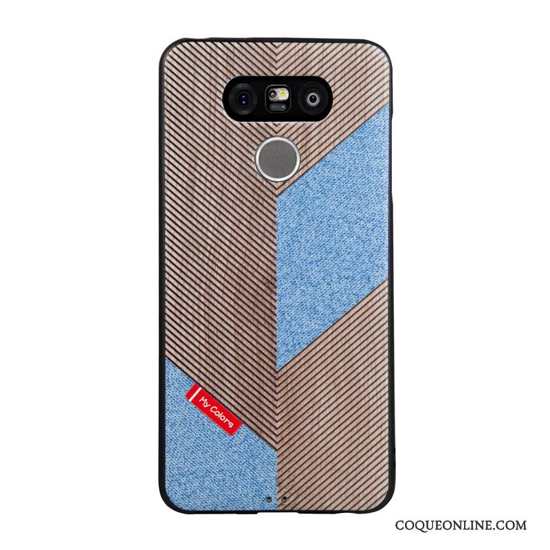 Lg G6 Gaufrage Protection Coque De Téléphone Dessin Animé Fluide Doux Tendance Business