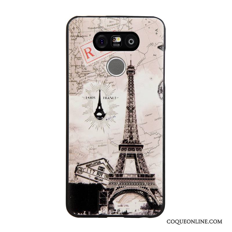 Lg G6 Gaufrage Protection Coque De Téléphone Dessin Animé Fluide Doux Tendance Business