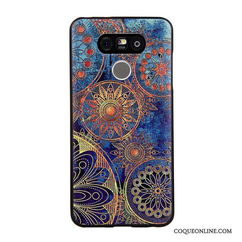 Lg G6 Gaufrage Protection Coque De Téléphone Dessin Animé Fluide Doux Tendance Business