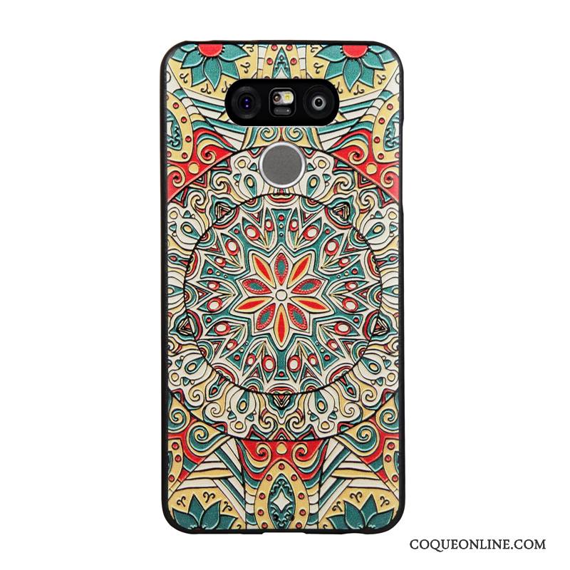 Lg G6 Gaufrage Protection Coque De Téléphone Dessin Animé Fluide Doux Tendance Business