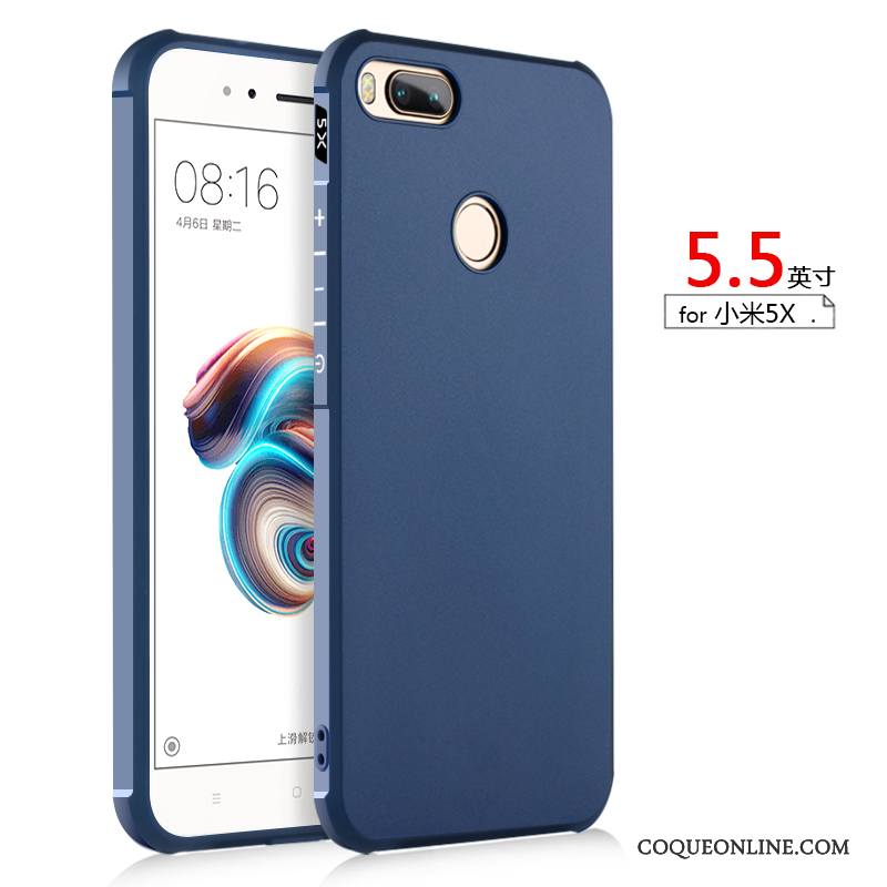 Mi 5x Coque Ballon Incassable Gaufrage Petit Protection Gris Business