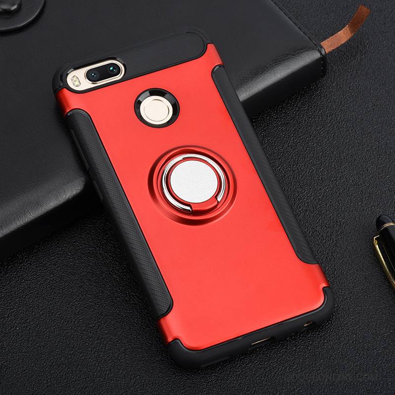 Mi A1 Silicone Coque Étui Support Anneau Petit Tendance