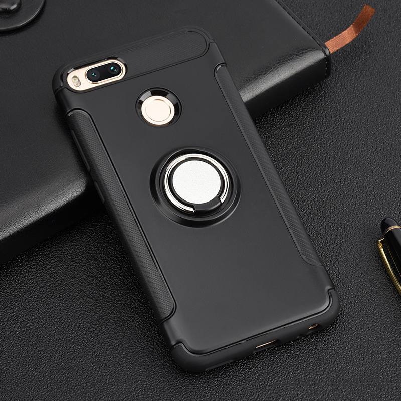 Mi A1 Silicone Coque Étui Support Anneau Petit Tendance