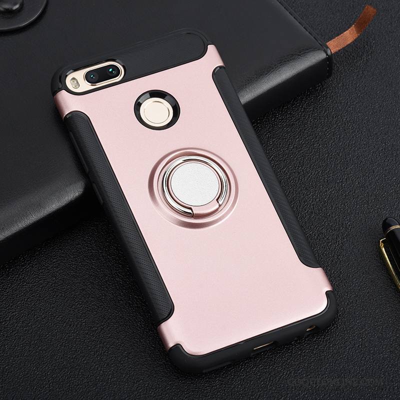 Mi A1 Silicone Coque Étui Support Anneau Petit Tendance