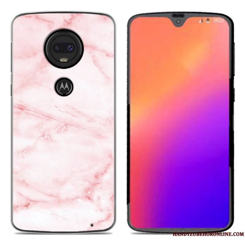 Moto G7 Coque En Silicone De Téléphone Nouveau Dessin Animé Personnalité Créatif Fluide Doux