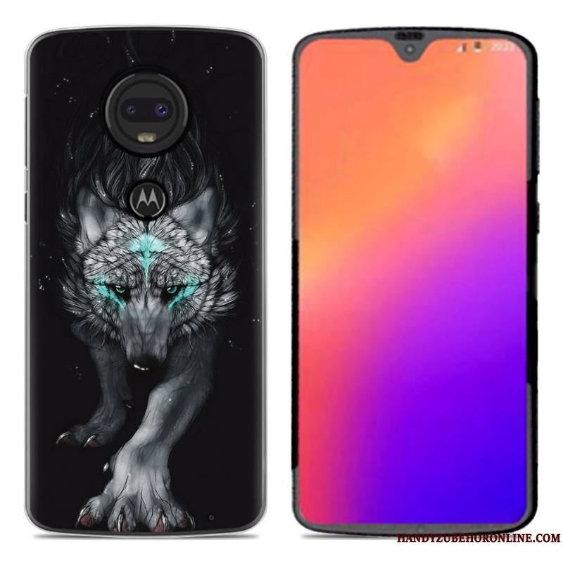 Moto G7 Coque En Silicone De Téléphone Nouveau Dessin Animé Personnalité Créatif Fluide Doux