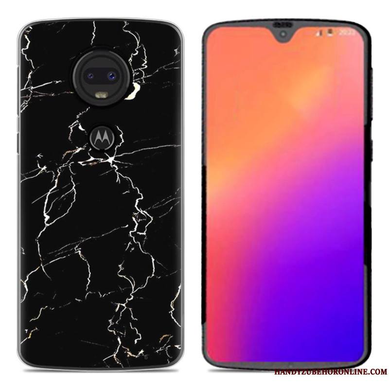 Moto G7 Coque En Silicone De Téléphone Nouveau Dessin Animé Personnalité Créatif Fluide Doux