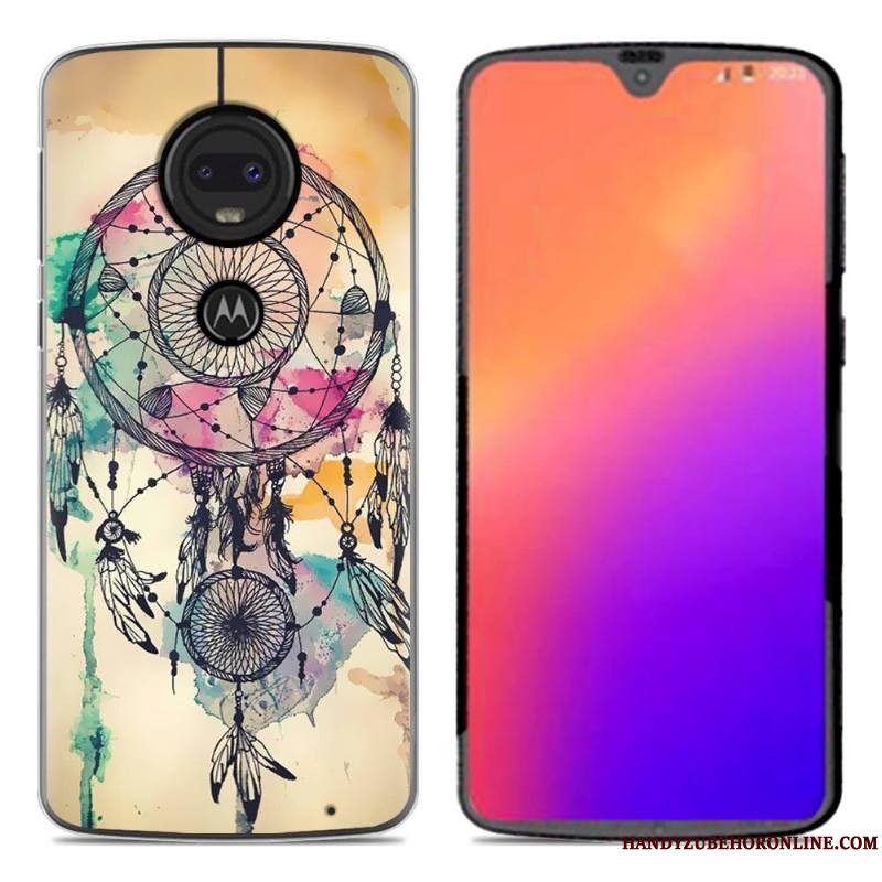 Moto G7 Coque En Silicone De Téléphone Nouveau Dessin Animé Personnalité Créatif Fluide Doux