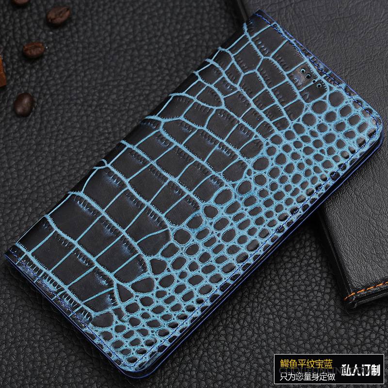 Redmi 5a Coque Cuir Véritable Modèle Fleurie Rouge Étui Protection Petit Haute