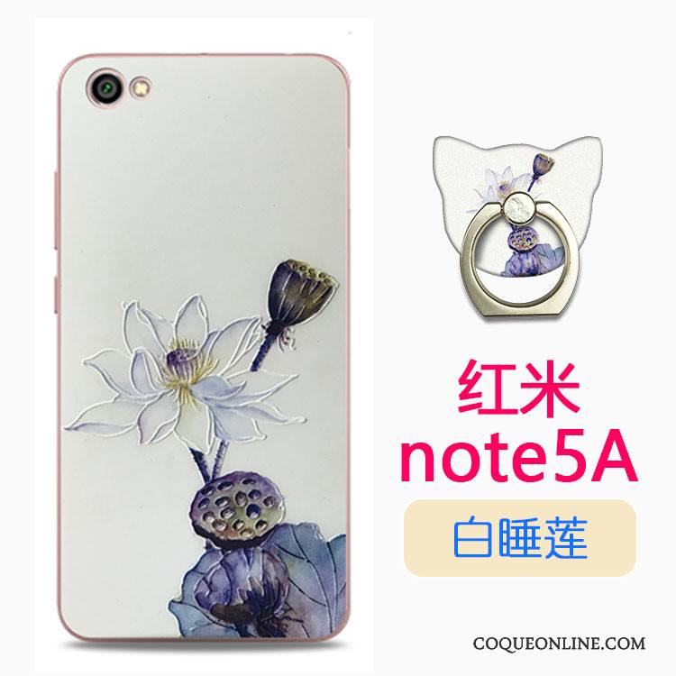 Redmi Note 5a Coque Dessin Animé Étui Silicone Transparent Bleu De Téléphone