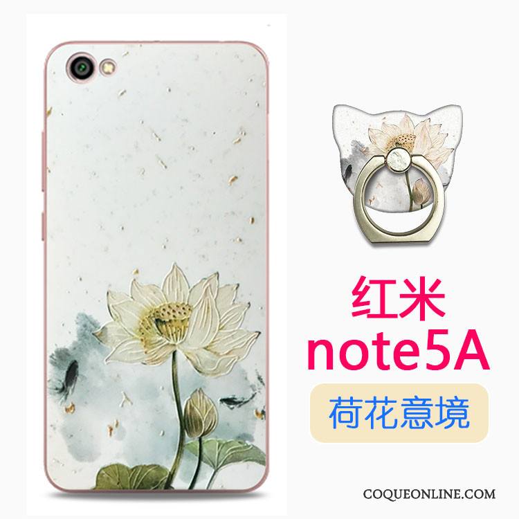 Redmi Note 5a Coque Dessin Animé Étui Silicone Transparent Bleu De Téléphone