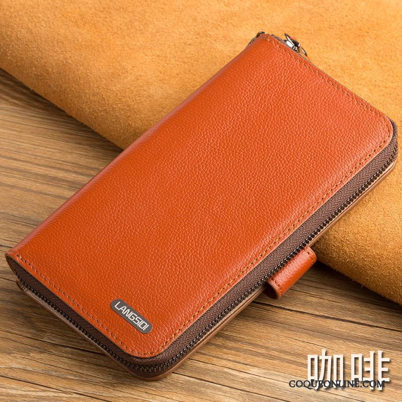 Samsung Galaxy Note 4 Marron Coque De Téléphone Portefeuille Étoile Incassable Protection Étui