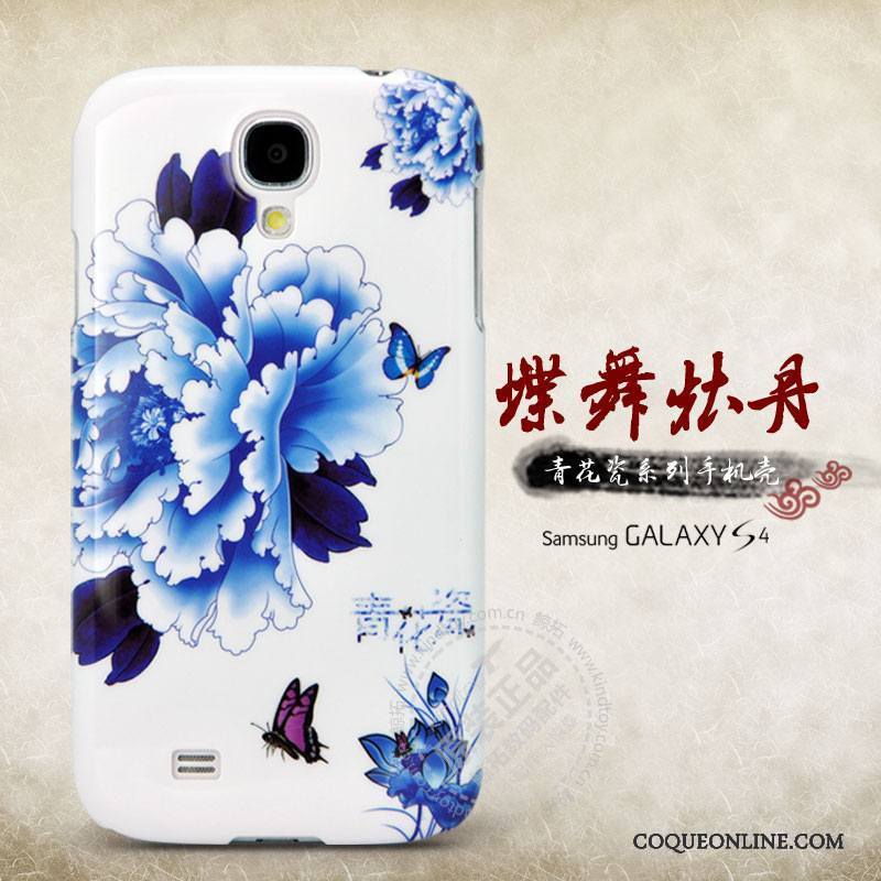 Samsung Galaxy S4 Bleu Nouveau Protection Étoile Fleur Coque De Téléphone Étui