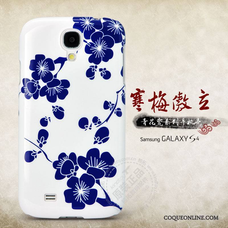 Samsung Galaxy S4 Bleu Nouveau Protection Étoile Fleur Coque De Téléphone Étui