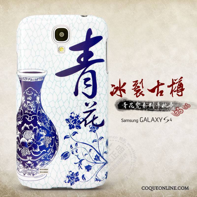 Samsung Galaxy S4 Bleu Nouveau Protection Étoile Fleur Coque De Téléphone Étui