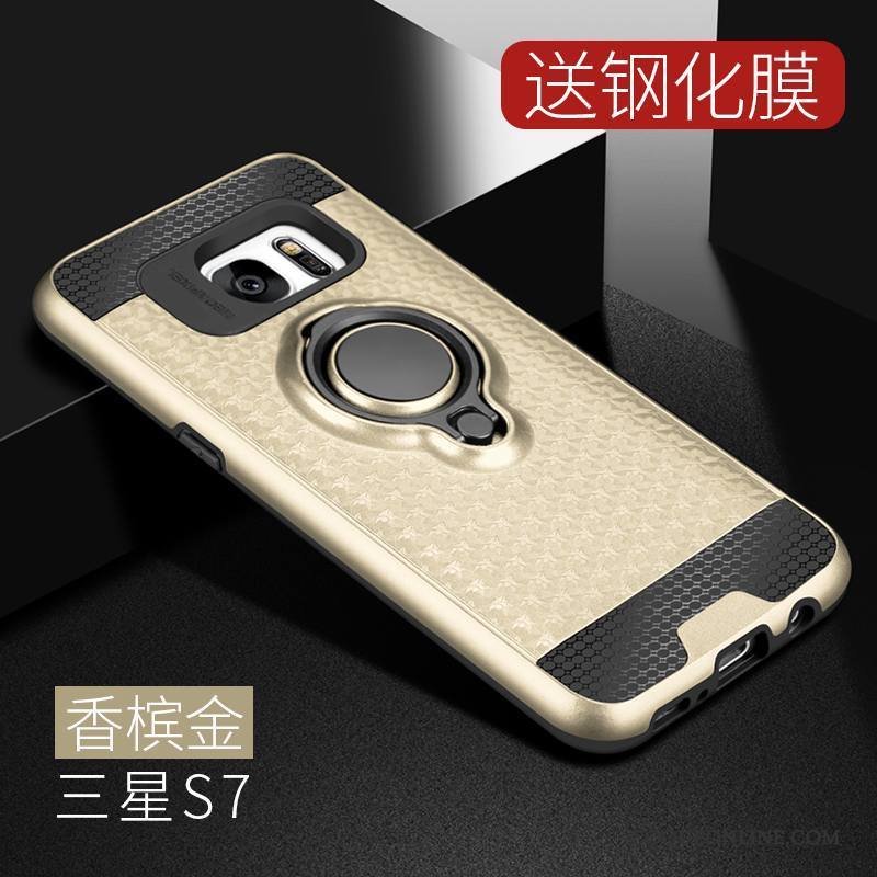 Samsung Galaxy S7 Coque De Téléphone Tout Compris Créatif Bleu Étui Protection Support