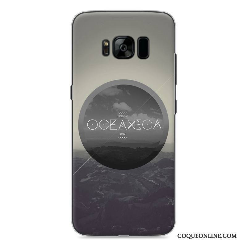 Samsung Galaxy S8 Coque De Téléphone Protection Bleu Étoile Difficile Peinture Dessin Animé