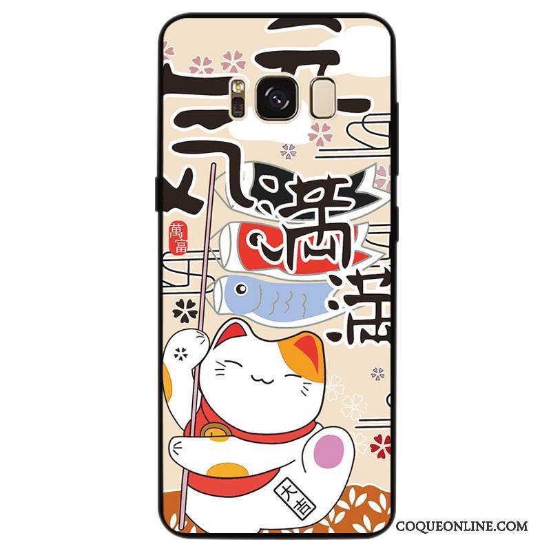 Samsung Galaxy S8 Peinture Coque De Téléphone Tendance Étui Fluide Doux Incassable Gaufrage