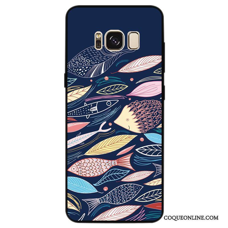 Samsung Galaxy S8 Peinture Coque De Téléphone Tendance Étui Fluide Doux Incassable Gaufrage