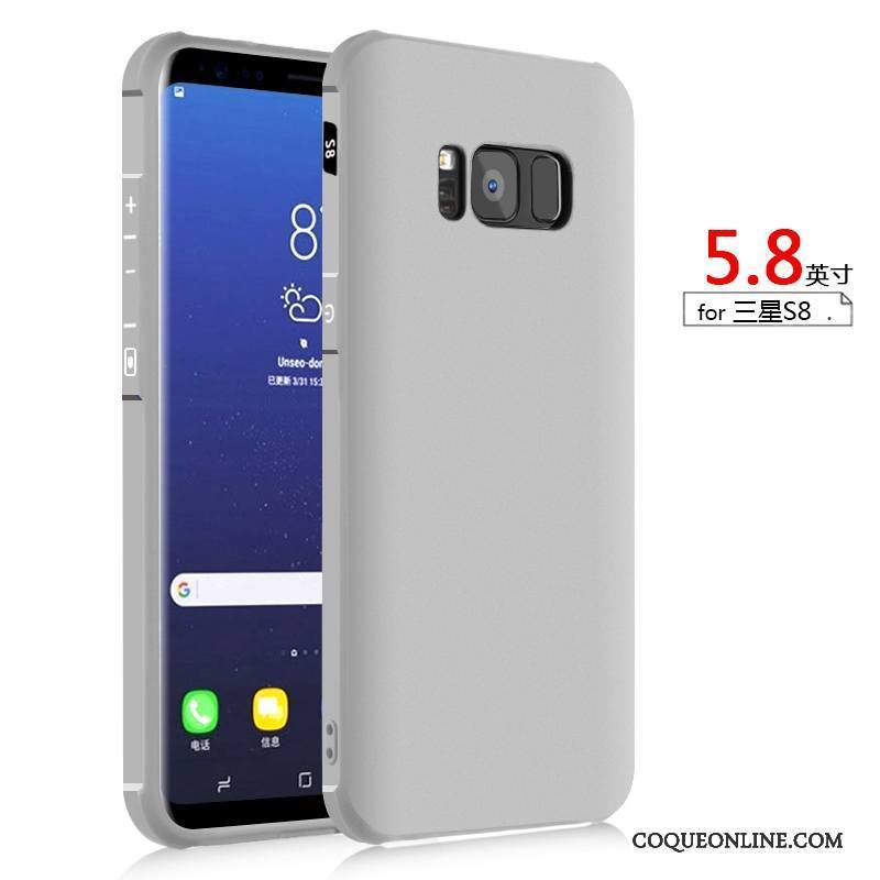 Samsung Galaxy S8 Protection Incassable Coque Tout Compris Fluide Doux Silicone Étui