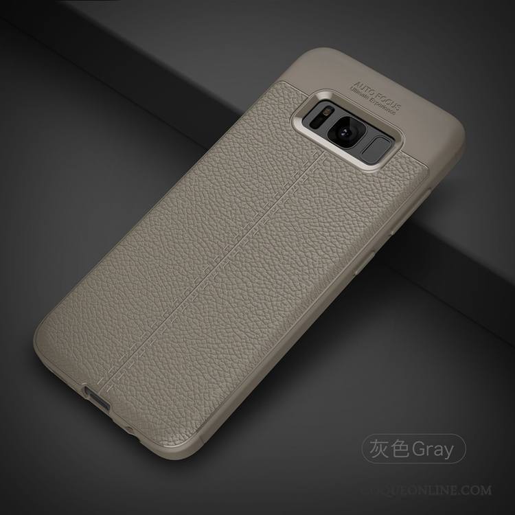 Samsung Galaxy S8 Tout Compris Incassable Silicone Étoile Étui En Cuir Bleu Coque De Téléphone