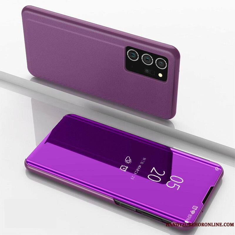 View Cover Samsung Galaxy Note 20 Miroir et Simili Cuir