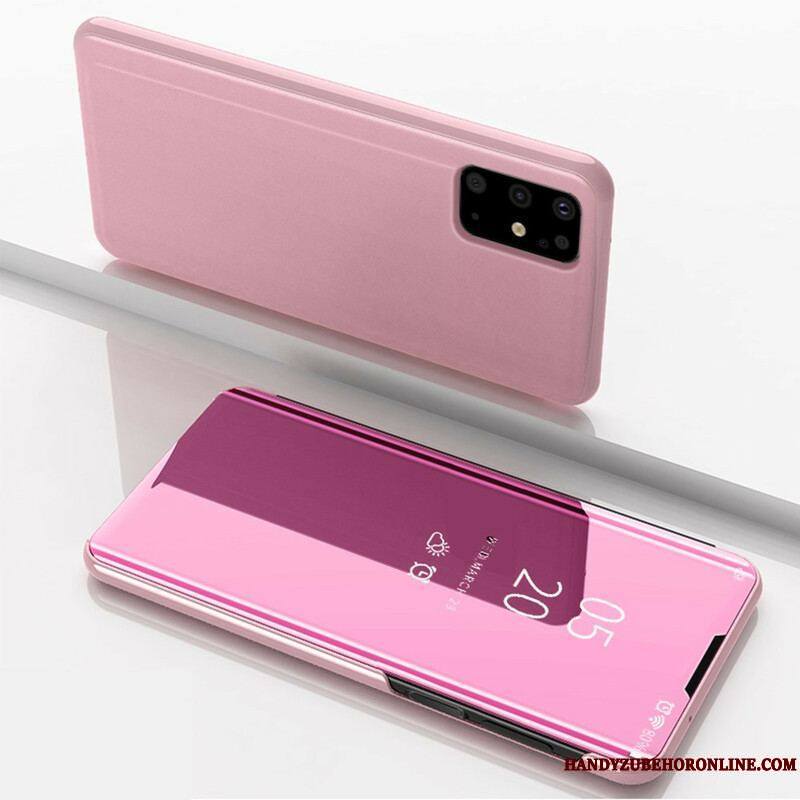 View Cover Samsung Galaxy S20 Plus / S20 Plus 5G Miroir et Simili Cuir