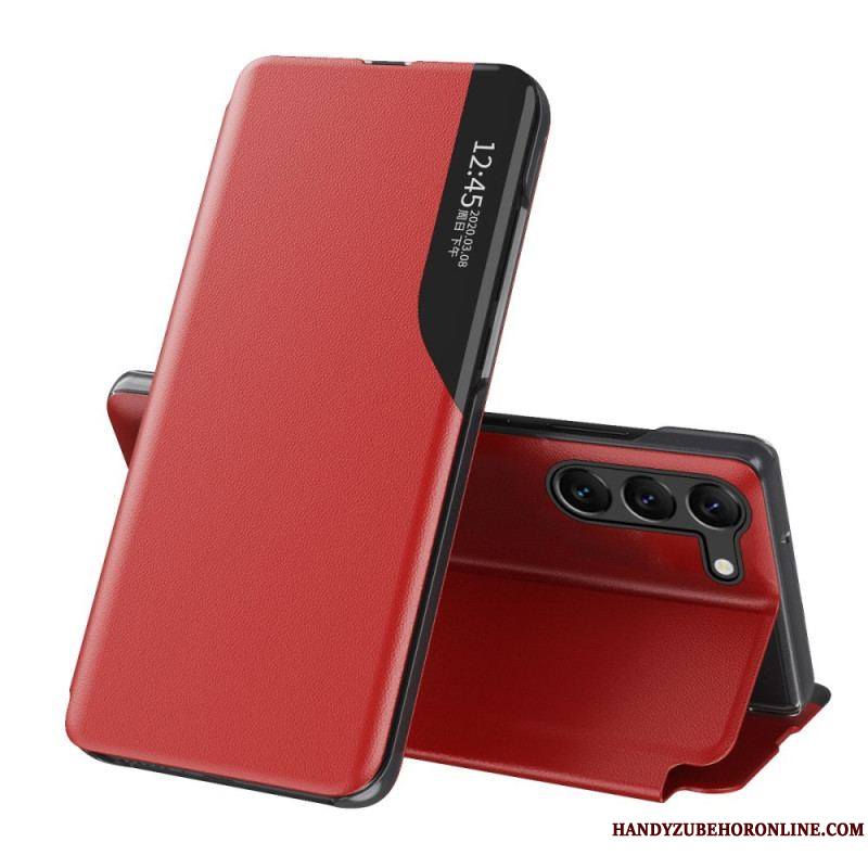 View Cover Samsung Galaxy S23 Plus 5G Simili Cuir