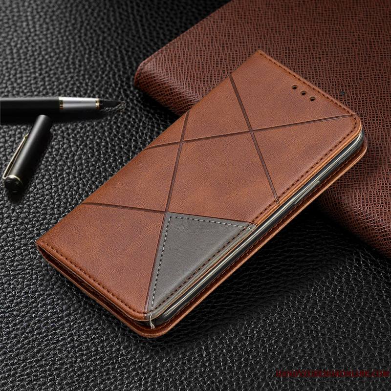 iPhone 11 Automatique Étui En Cuir Portefeuille Coque De Téléphone Tout Compris Housse Protection