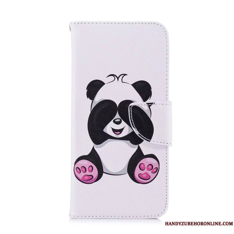 iPhone 11 Coque De Téléphone Housse Blanc Étui En Cuir Dessin Animé Peinture Nouveau