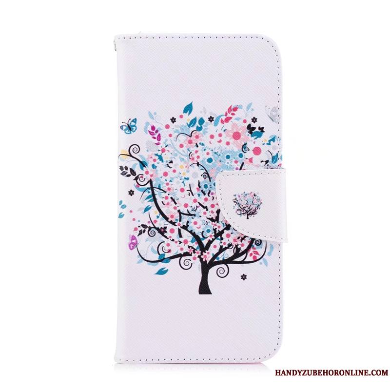 iPhone 11 Coque De Téléphone Housse Blanc Étui En Cuir Dessin Animé Peinture Nouveau