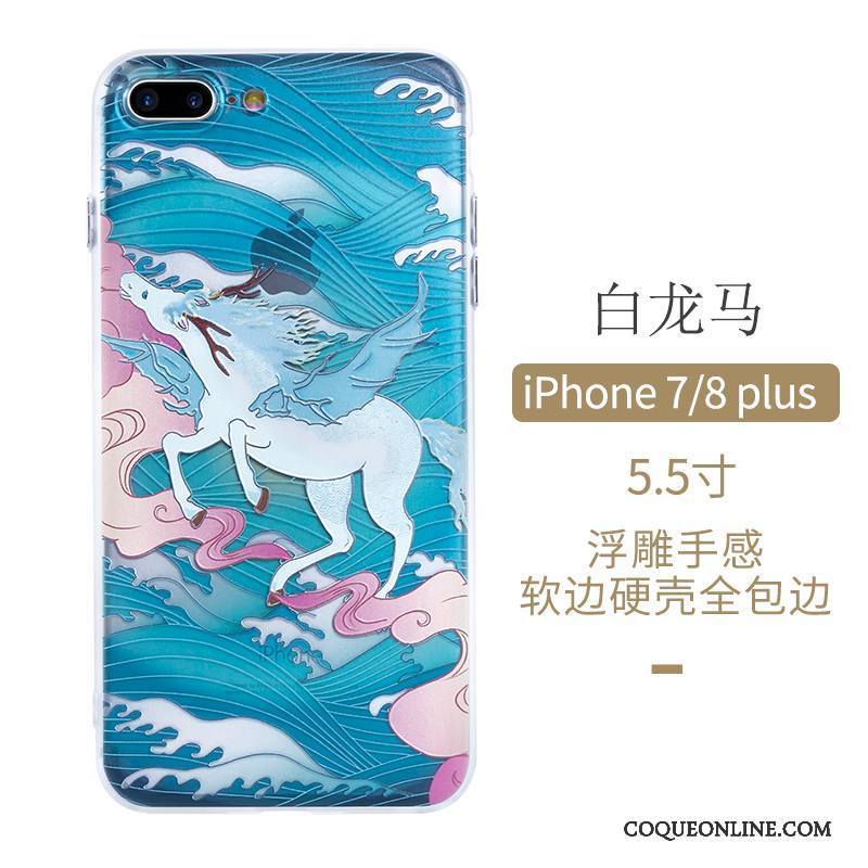 iPhone 7 Plus Art Original Jaune Étui Coque De Téléphone Protection Style Chinois