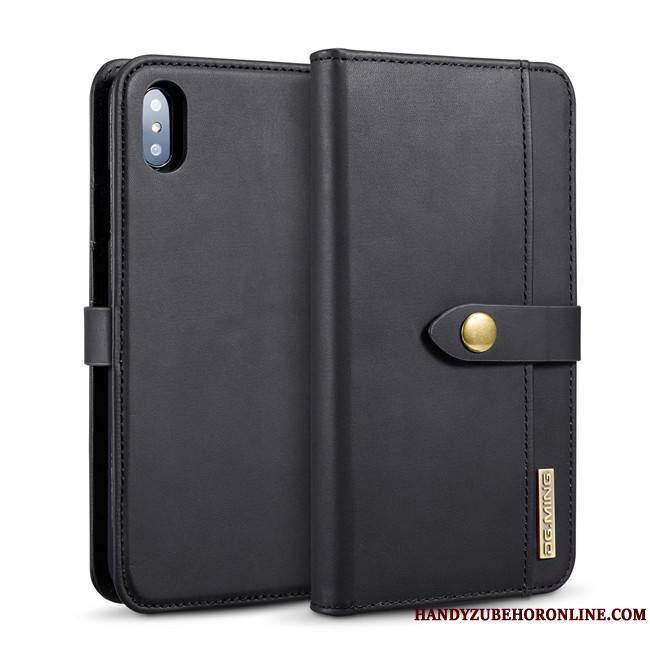 iPhone Xs Max Carte Coque De Téléphone Nouveau Portefeuille Sac Carte Étui En Cuir Housse