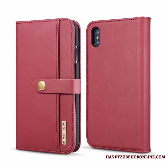 iPhone Xs Max Carte Coque De Téléphone Nouveau Portefeuille Sac Carte Étui En Cuir Housse