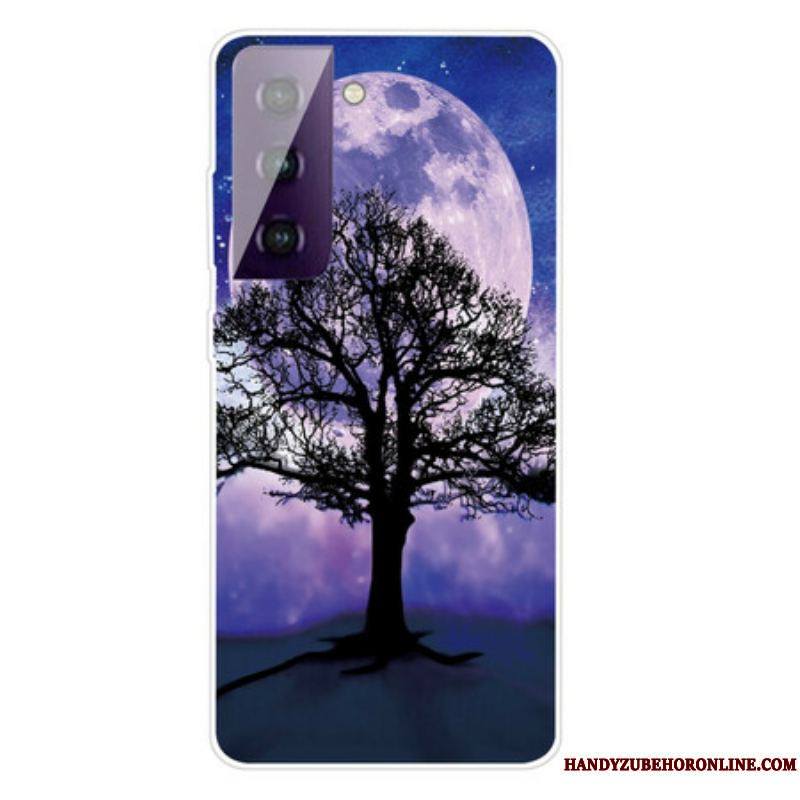 Coque Samsung Galaxy S21 Plus 5G Arbre et Lune