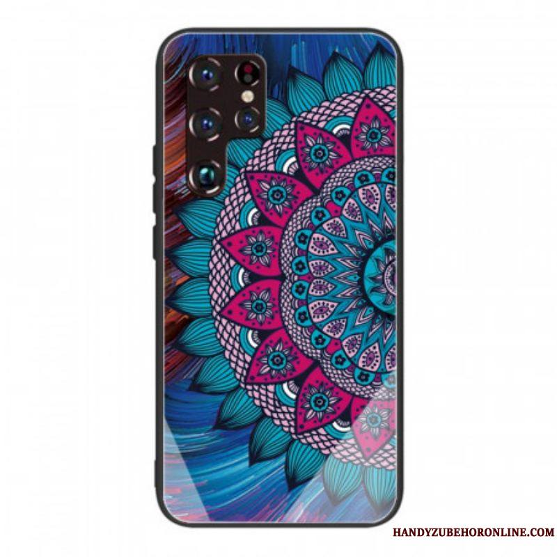 Coque Samsung Galaxy S22 Ultra 5G Verre Trempé Mandala