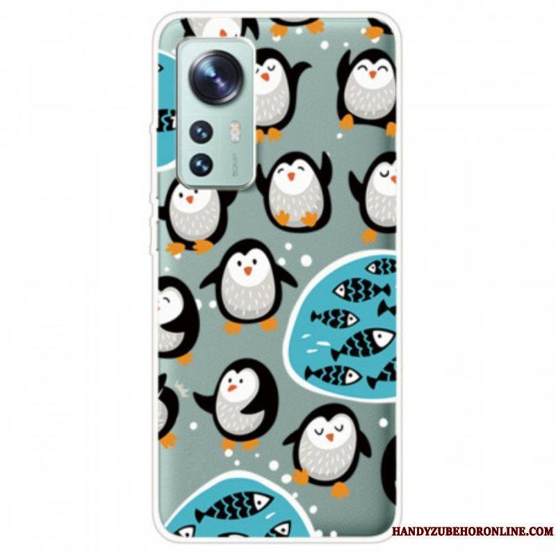 Coque  Xiaomi 12 / 12X  Pingouins et Poissons