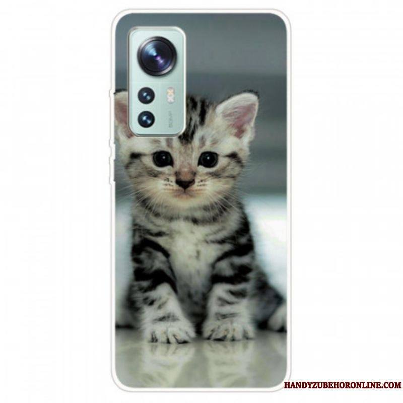 Coque  Xiaomi 12 / 12X  Silicone Chaton