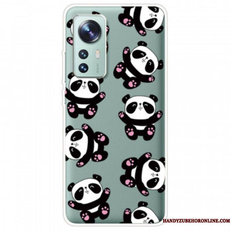 Coque  Xiaomi 12 / 12X  Top Pandas Fun