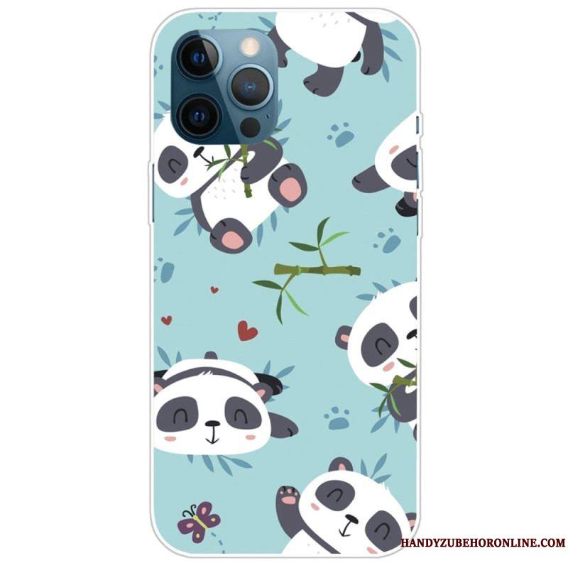 Coque iPhone 14 Pro Tas de Pandas